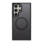 Coque avec MagSafe Noir pour Samsung gamme S