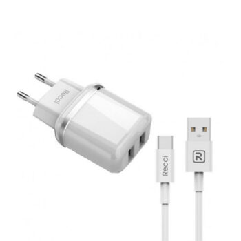 Chargeur USB - Type C Recci 2.1A